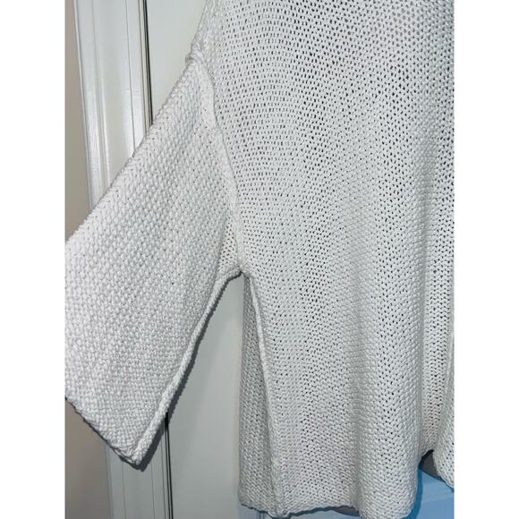 Aerie Knit Half-Sleeve Sweater, Size Medium - Picture 4 of 8